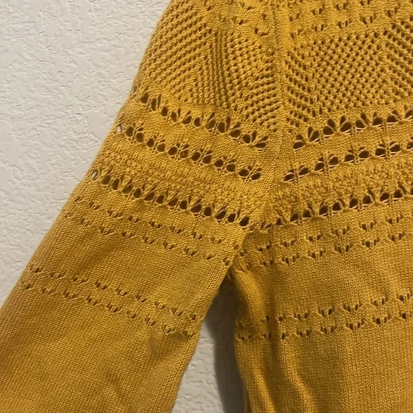 Banana Republic Small turtleneck sweater mustard yellow - Picture 2 of 7